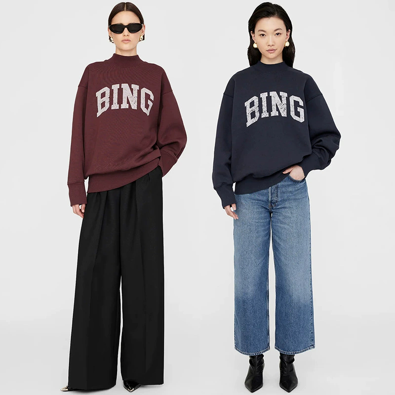 Streetwear Brand Hoodies - 오리지널 디자이너 니치 브랜드 여성용 하이넥
