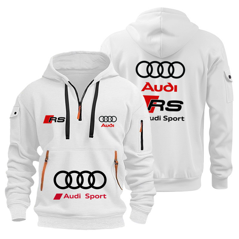 Streetwear Brand Hoodies - 아우디 브랜드 유니섹스 오토바이 레이싱 후디