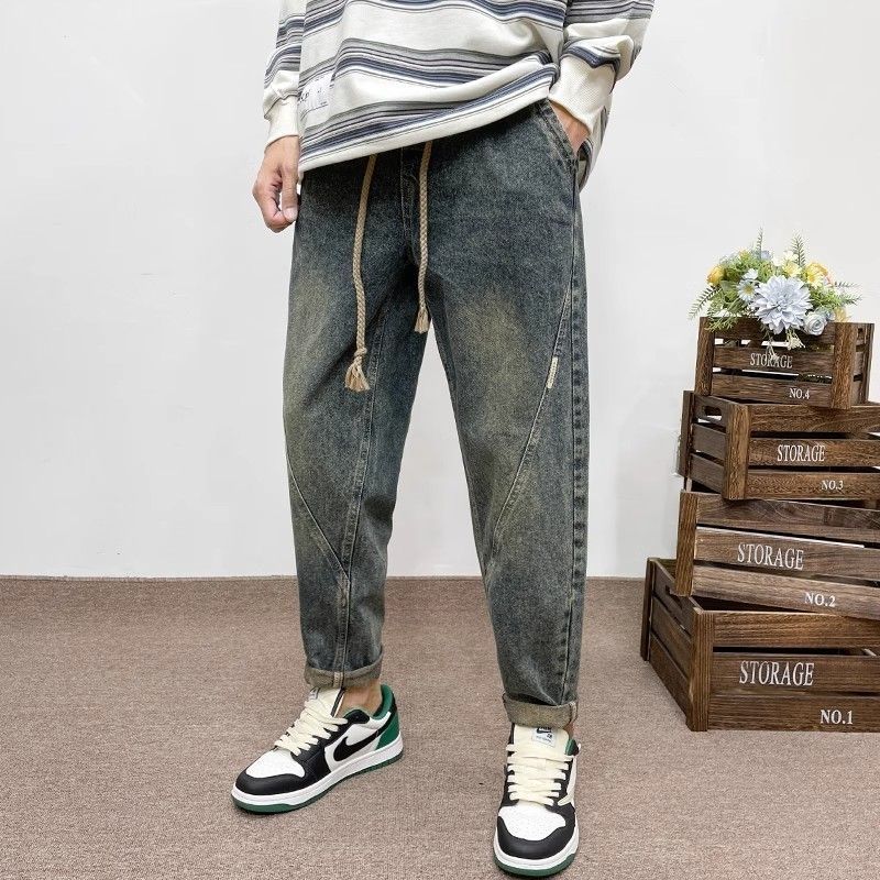 Streetwear Brand Denim - 여름 새로운 오리지널 트렌디 브랜드 레트로