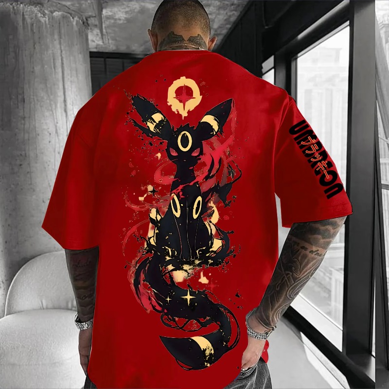 Good Streetwear Brand - 포켓몬 콜라보 프린트 티셔츠 2025 여름
