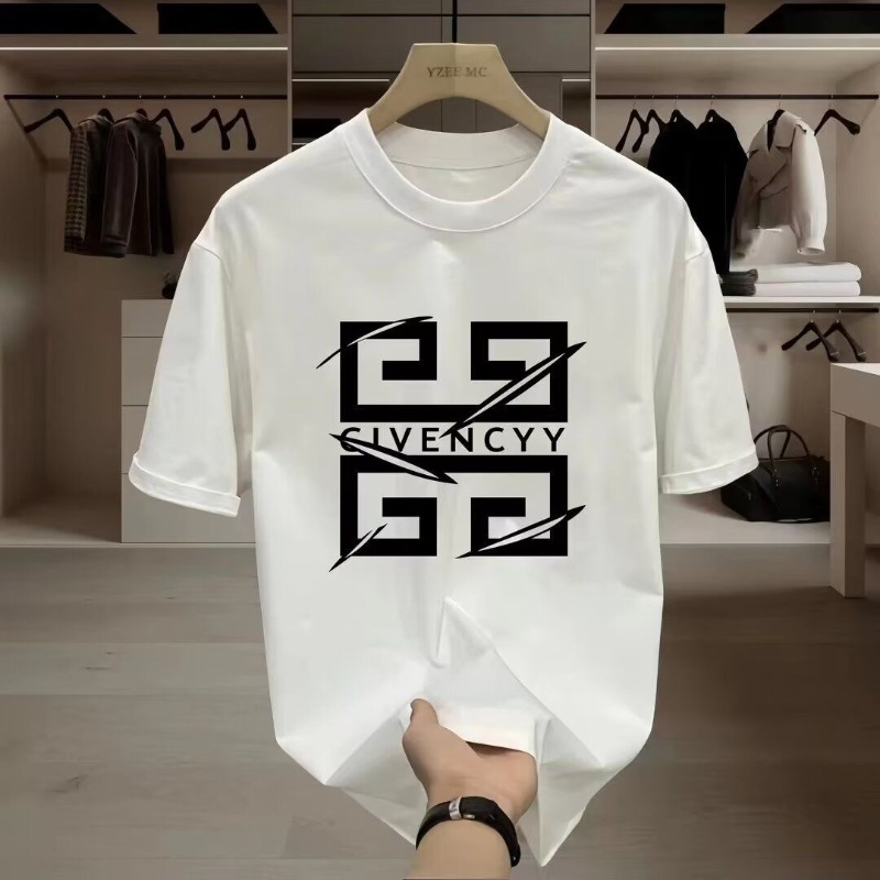 Streetwear Brand Logo Design - 2026 남성용 GIVENCY 브랜드 로고 프린트