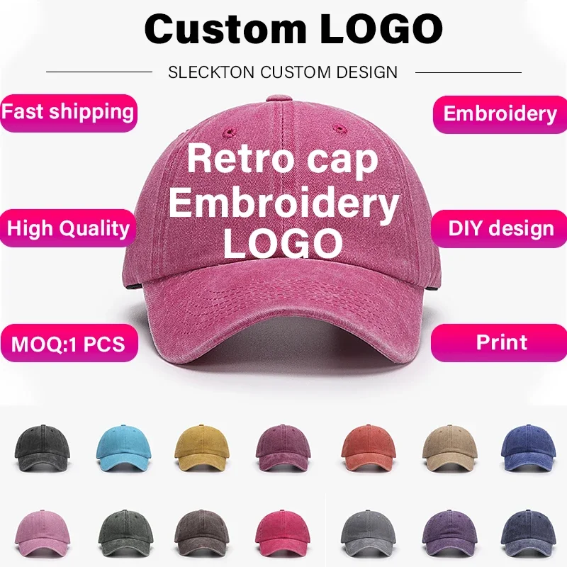 Stussy Bucket Hat - SLECKTON 사용자 정의 로고 레트로 야구