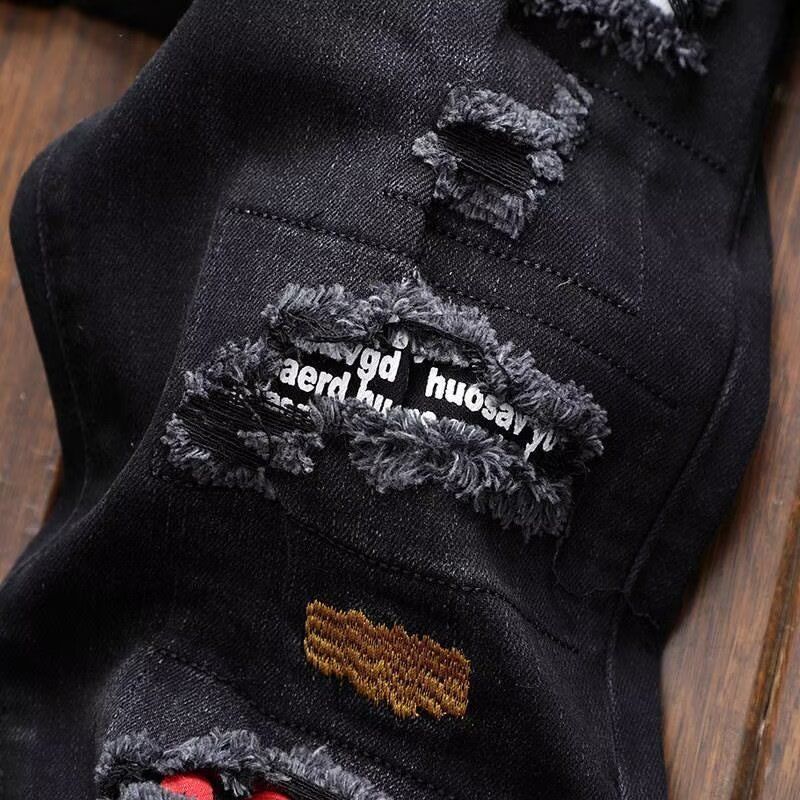 한국 패션 스트리트웨어 브랜드 찢어진 청바지 여름 슬림 - Streetwear Brand Denim 리뷰 및 가격