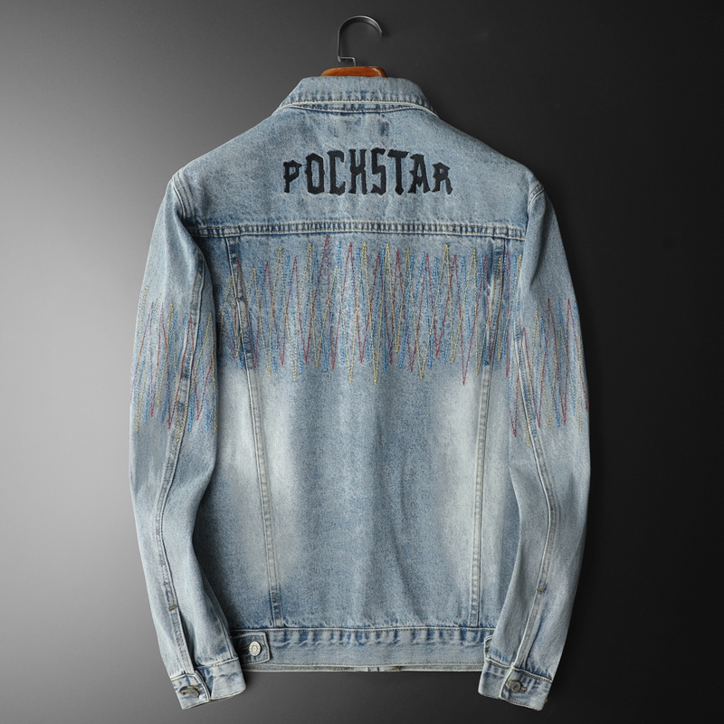 남성용 빈티지 워싱 데님 재킷, 하이엔드 오토바이 데님 - Streetwear Brand Denim 리뷰 및 가격