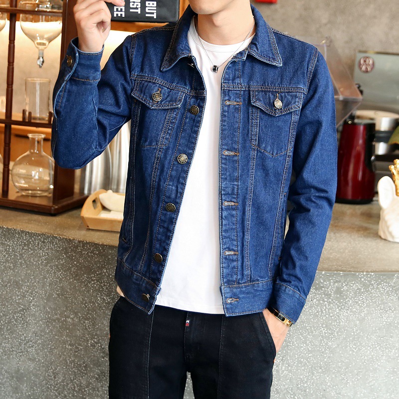 패션 브랜드 봄 가을 남성 데님 재킷 남성 레트로 코튼 - Streetwear Brand Denim 리뷰 및 가격
