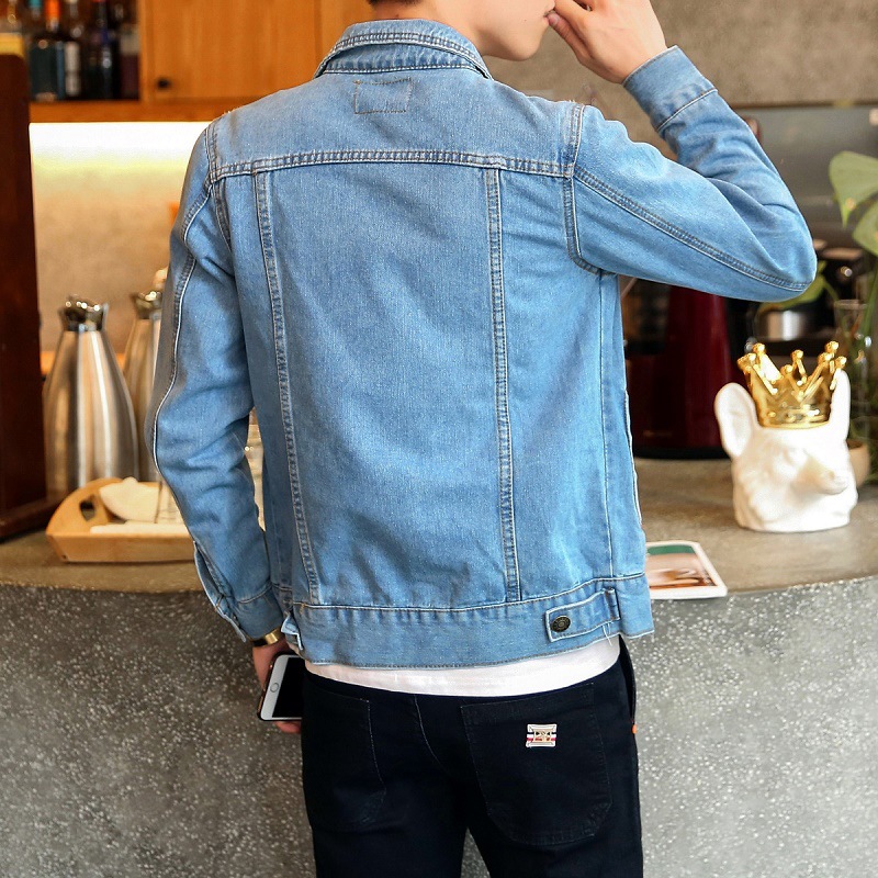 패션 브랜드 봄 가을 남성 데님 재킷 남성 레트로 코튼 - Streetwear Brand Denim 리뷰 및 가격