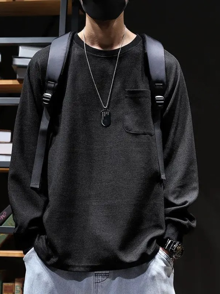 유니컬러 베이스 레이어 스웨트셔츠 하이 브랜드 스트리트 - Streetwear Brand Quotes 리뷰 및 가격