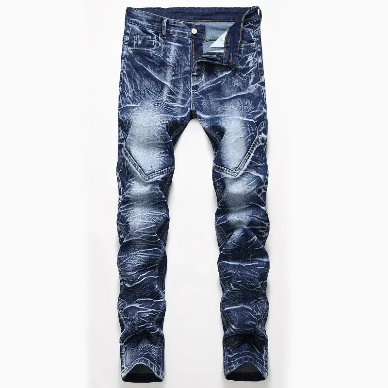 남성용 신축성 슬림 스키니 청바지, 인기 스프레이 패턴 - Streetwear Brand Denim 리뷰 및 가격