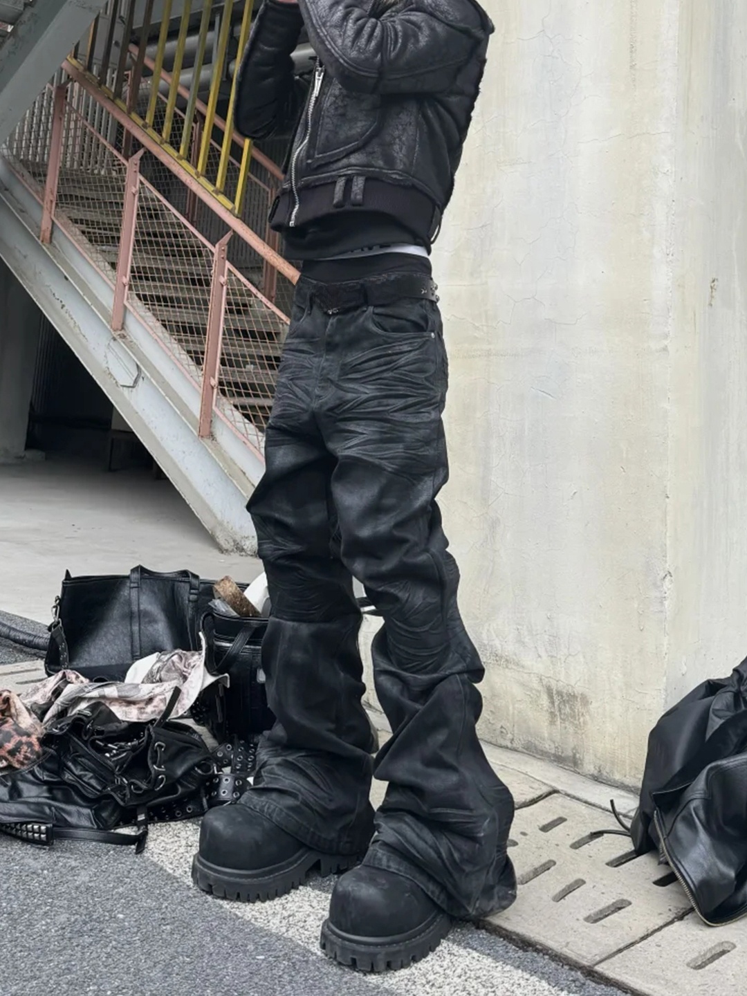 레트로 아메리칸 하이 스트리트 슬림핏 청바지 남성 트렌 - Streetwear Brand Denim 리뷰 및 가격