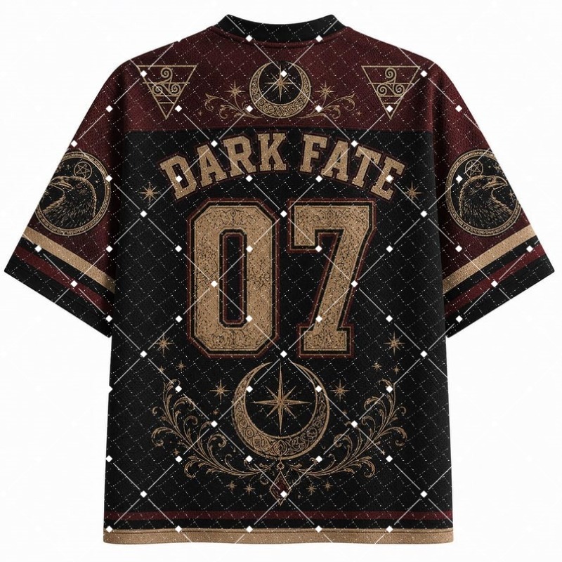 다크 페이트 마녀 레이븐 프린트 V넥 저지 티셔츠 고딕 - Streetwear Brand T Shirt 리뷰 및 가격