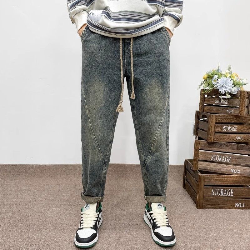 여름 새로운 오리지널 트렌디 브랜드 레트로 청바지 하란 - Streetwear Brand Denim 리뷰 및 가격