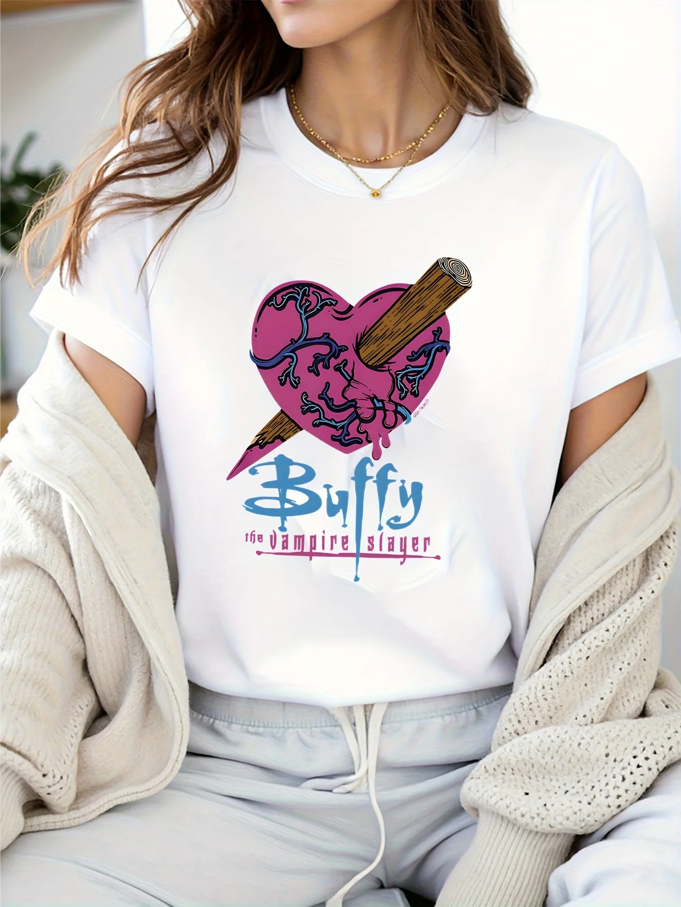 레저 패션 반팔 티셔츠 여름 브랜드 스트리트웨어 여성용 - Streetwear Brand Heart 리뷰 및 가격