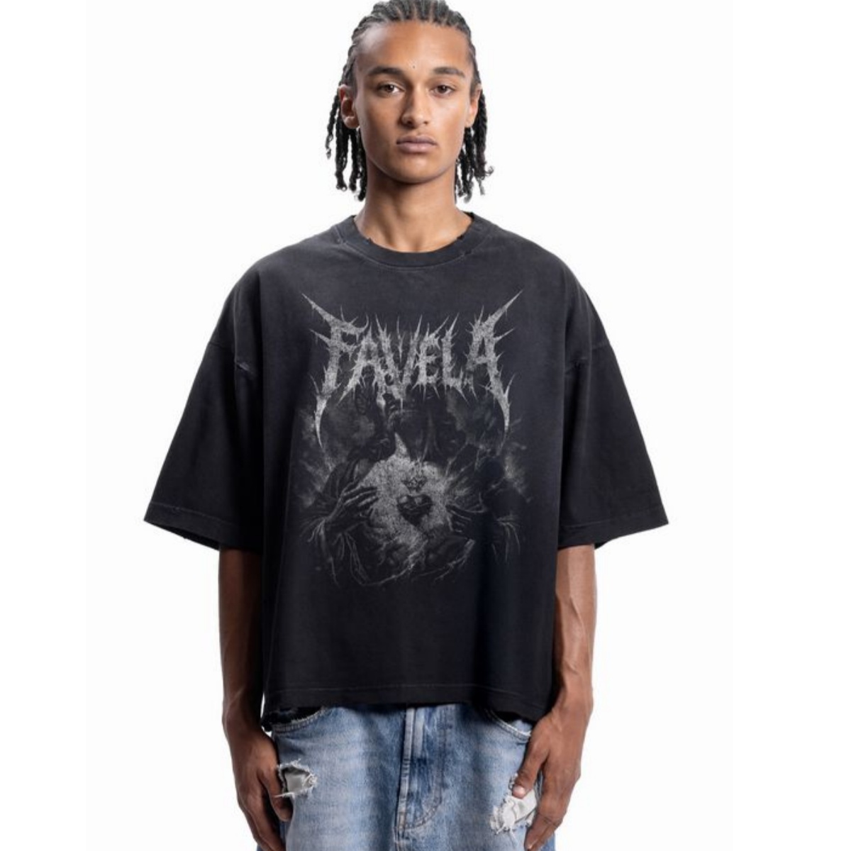 Sacred Heart Metal Font Street - Streetwear Brand Heart 리뷰 및 가격