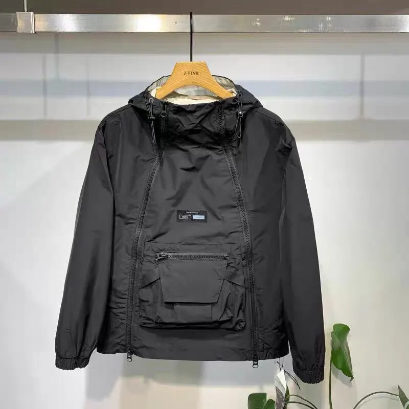 아메리칸 빈티지 지퍼 후드티 스웨트셔츠 포켓 긴 소매  - Streetwear Brand Hoodies 리뷰 및 가격