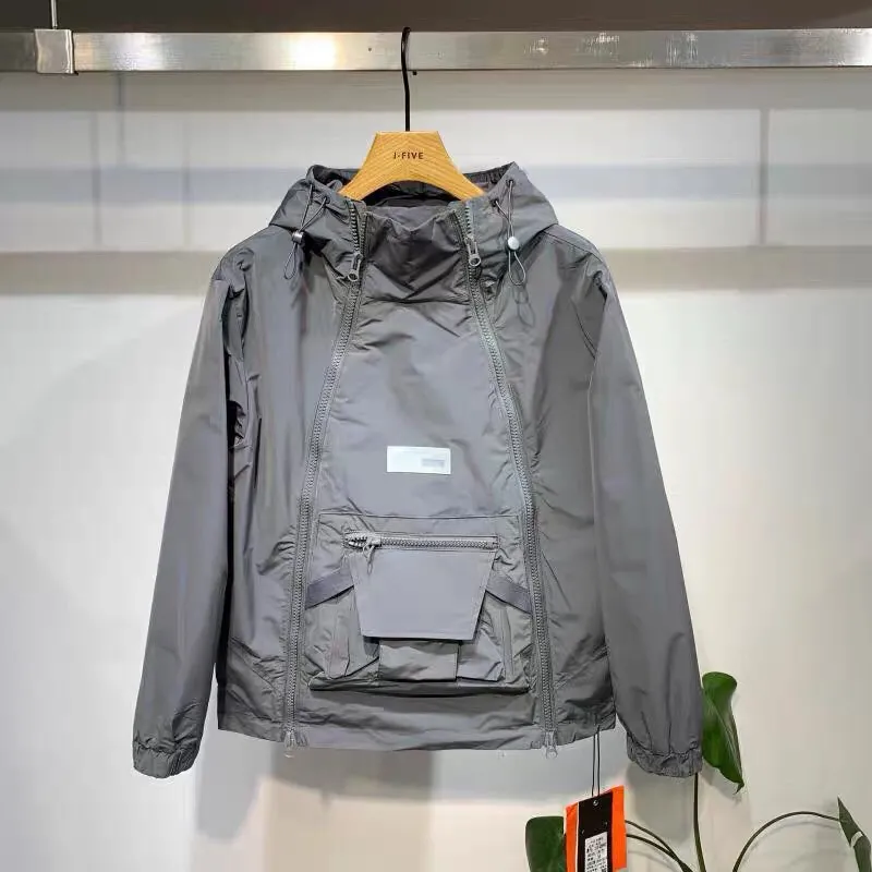 아메리칸 빈티지 지퍼 후드티 스웨트셔츠 포켓 긴 소매  - Streetwear Brand Hoodies 리뷰 및 가격