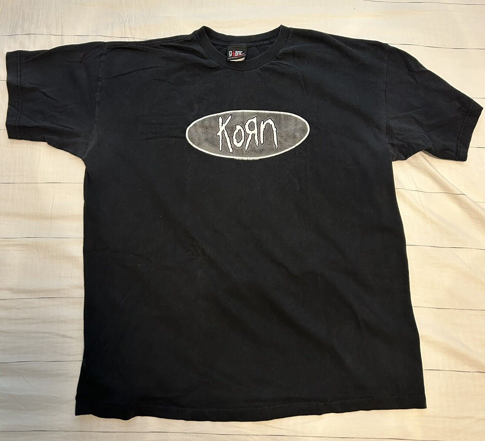 빈티지 자이언트 브랜드 1998 Korn 1st 개정  - Streetwear Brand T Shirt 리뷰 및 가격