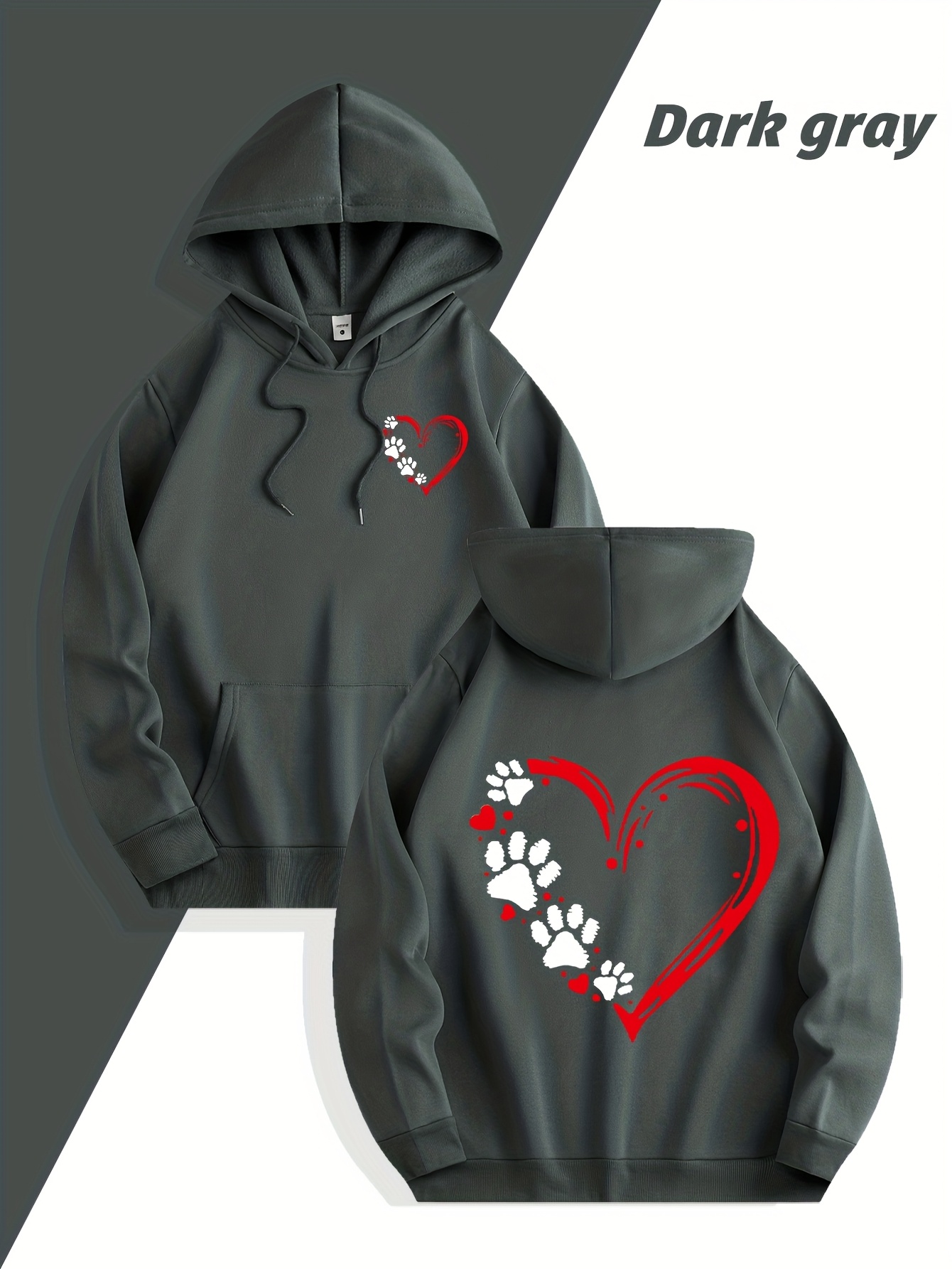 가을/겨울 스트릿웨어 브랜드 하트 프린트 남성 스웨트셔 - Streetwear Brand Heart 리뷰 및 가격